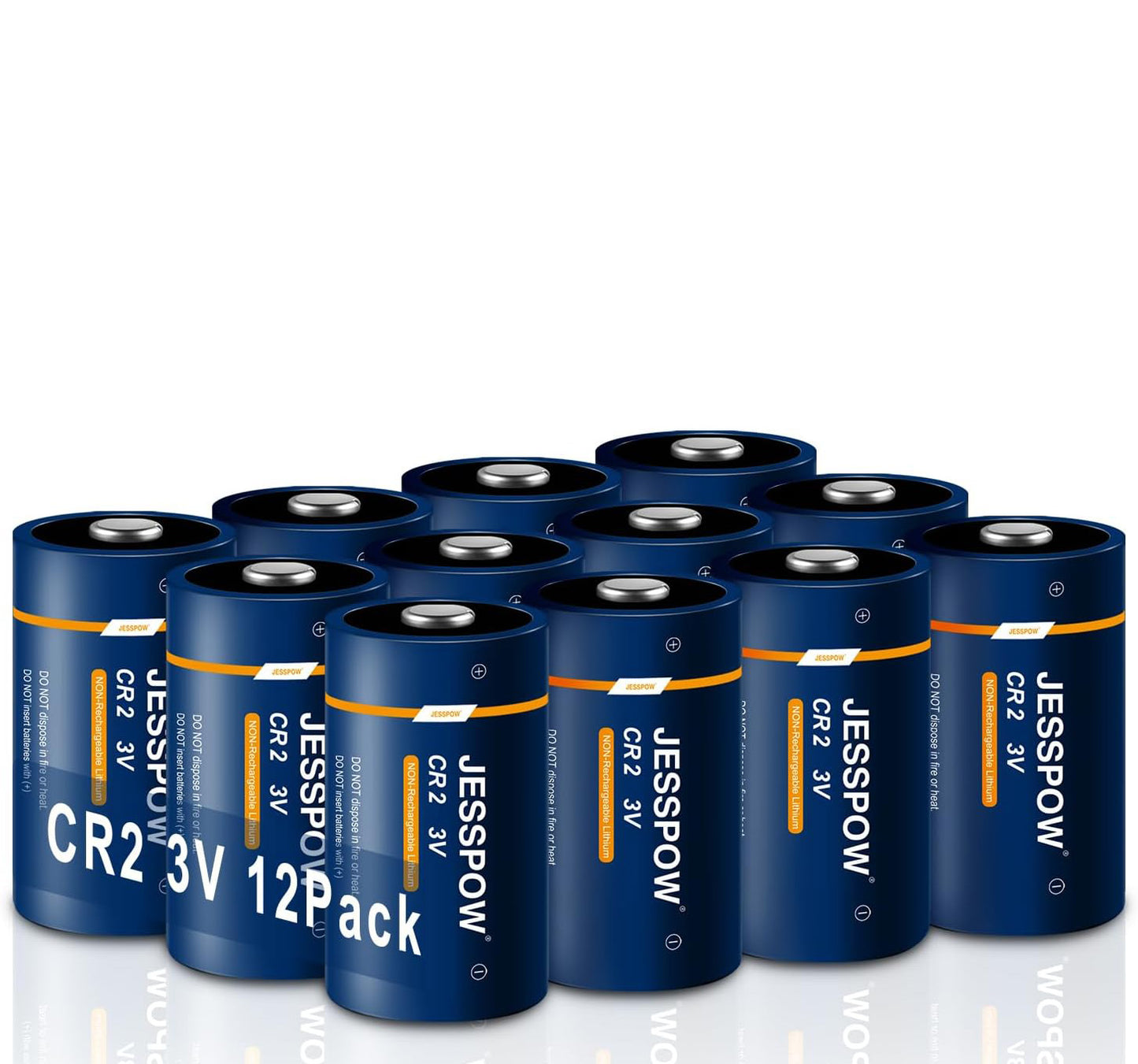 CR2 Lithium Battery 3V - 12 Pack