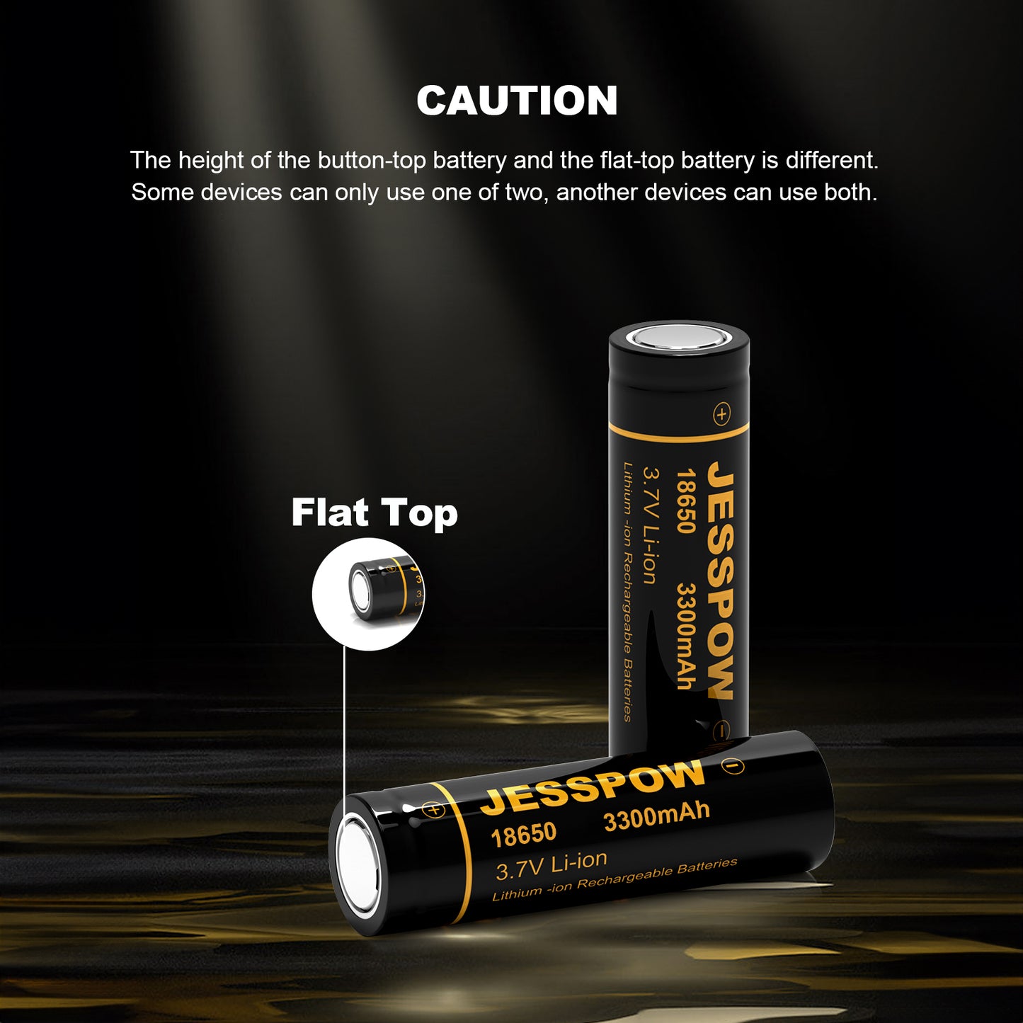 18650 Rechargeable Battery - 2 Pack
