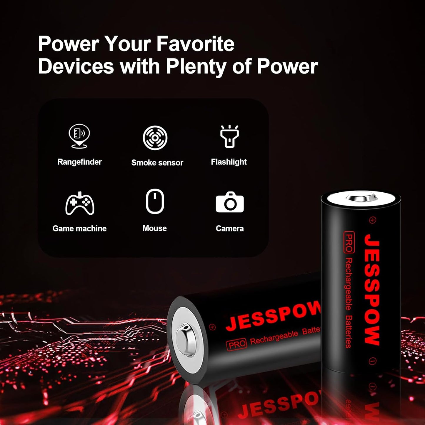 CR123A 12 Pack 3.7V Rechargeable Battery with Charger