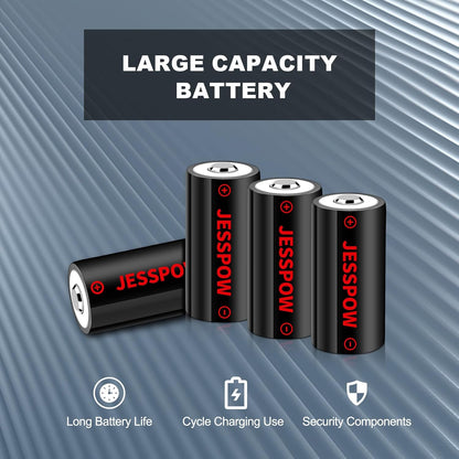 CR123A Rechargeable Battery 3.7V - 8 Pack