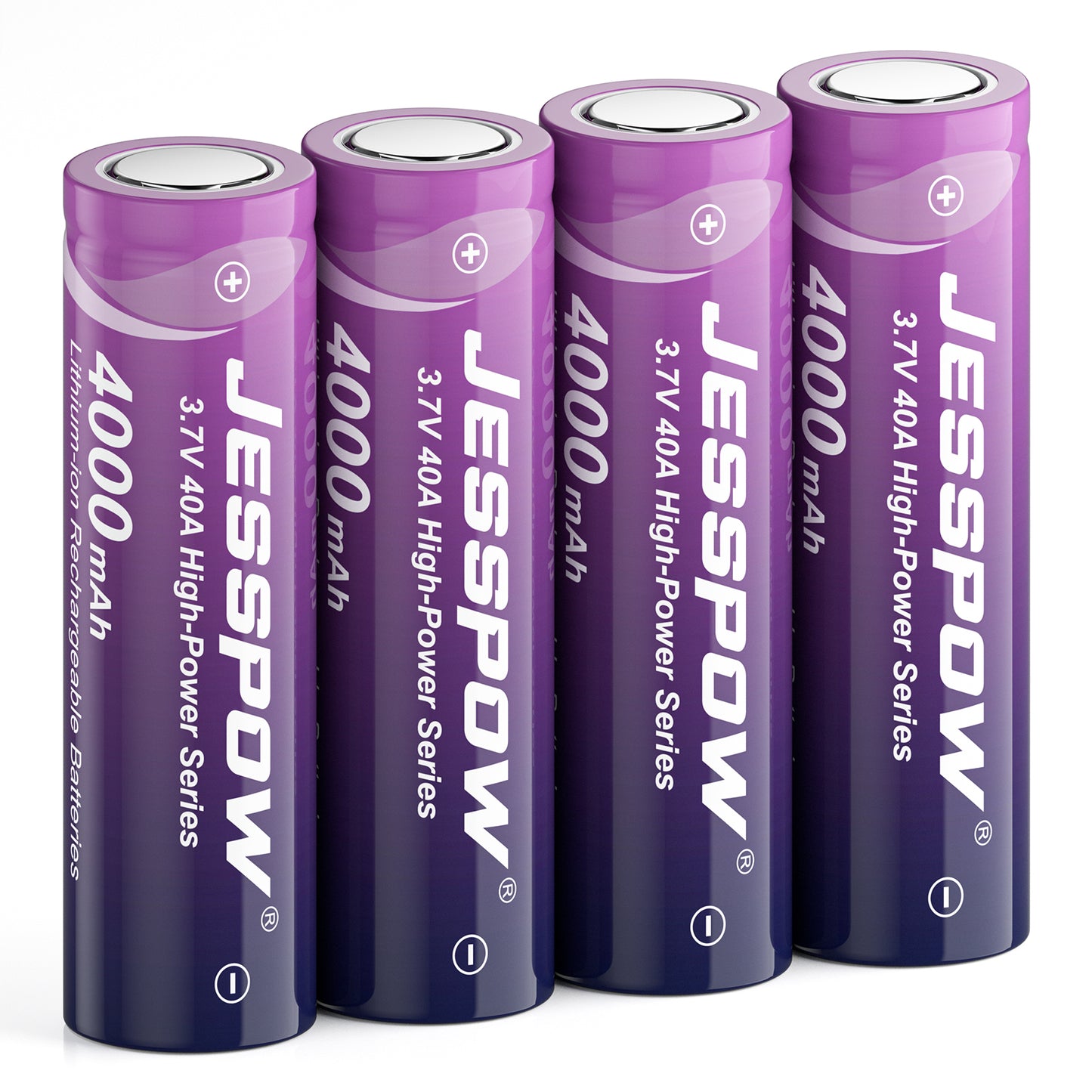 4Pack 21700 3.7 V 40A Rechargeable Batteries