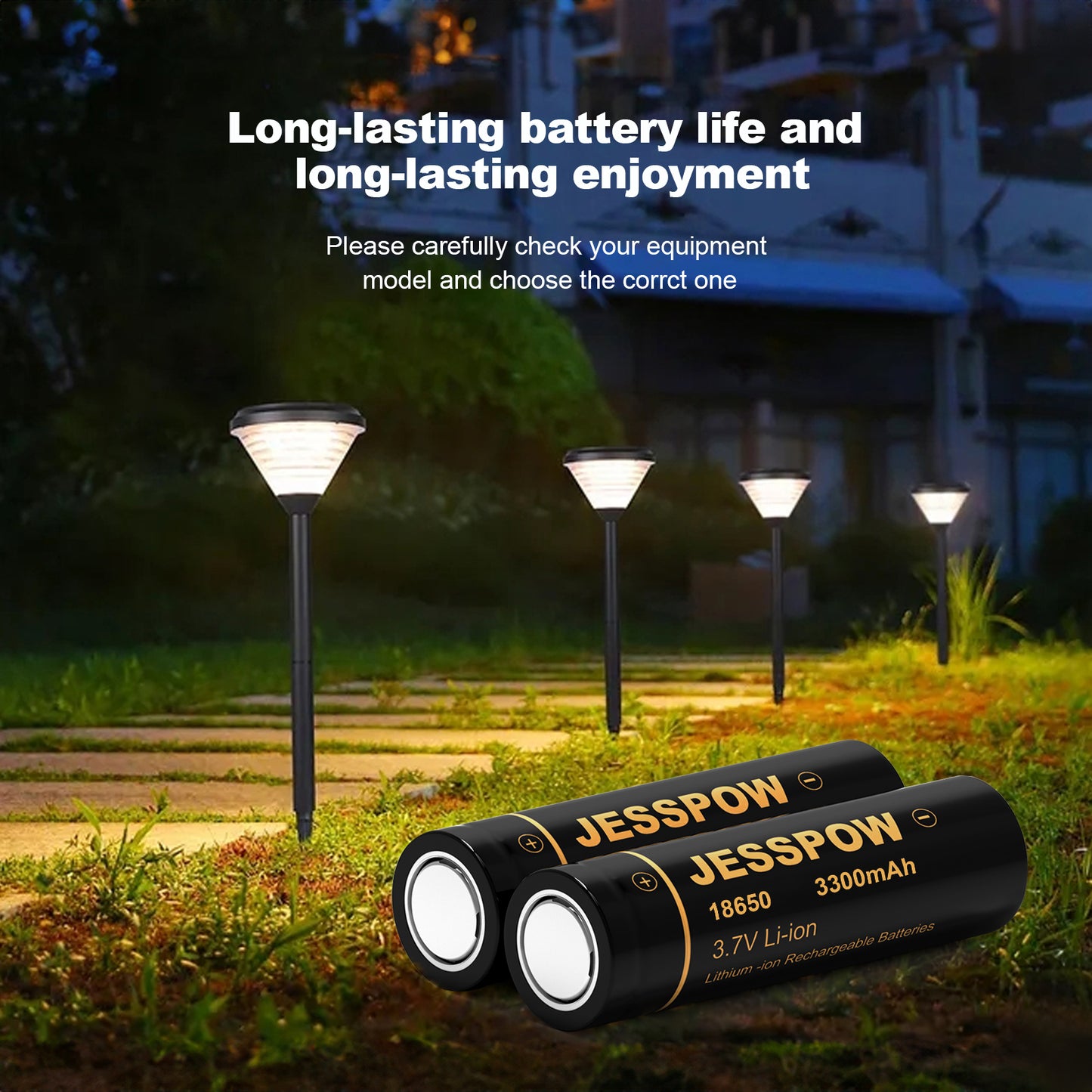 18650 Rechargeable Battery - 8 Pack