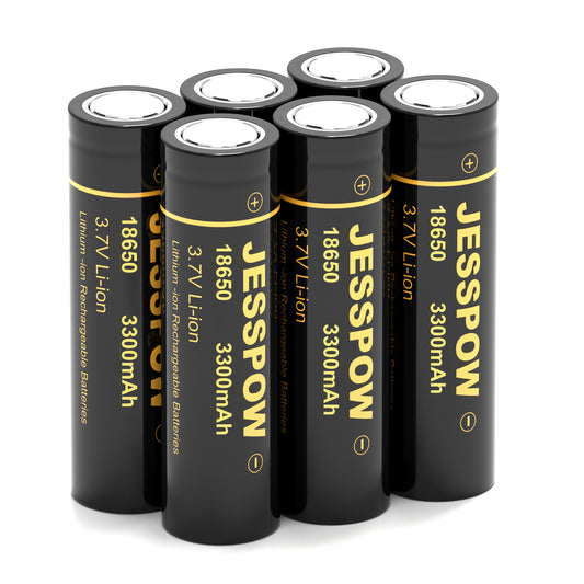 18650 Rechargeable Battery - 6 Pack