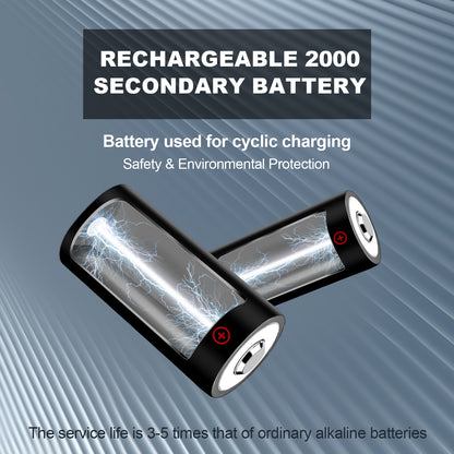 CR123A Rechargeable Battery 3.7V - 4 Pack