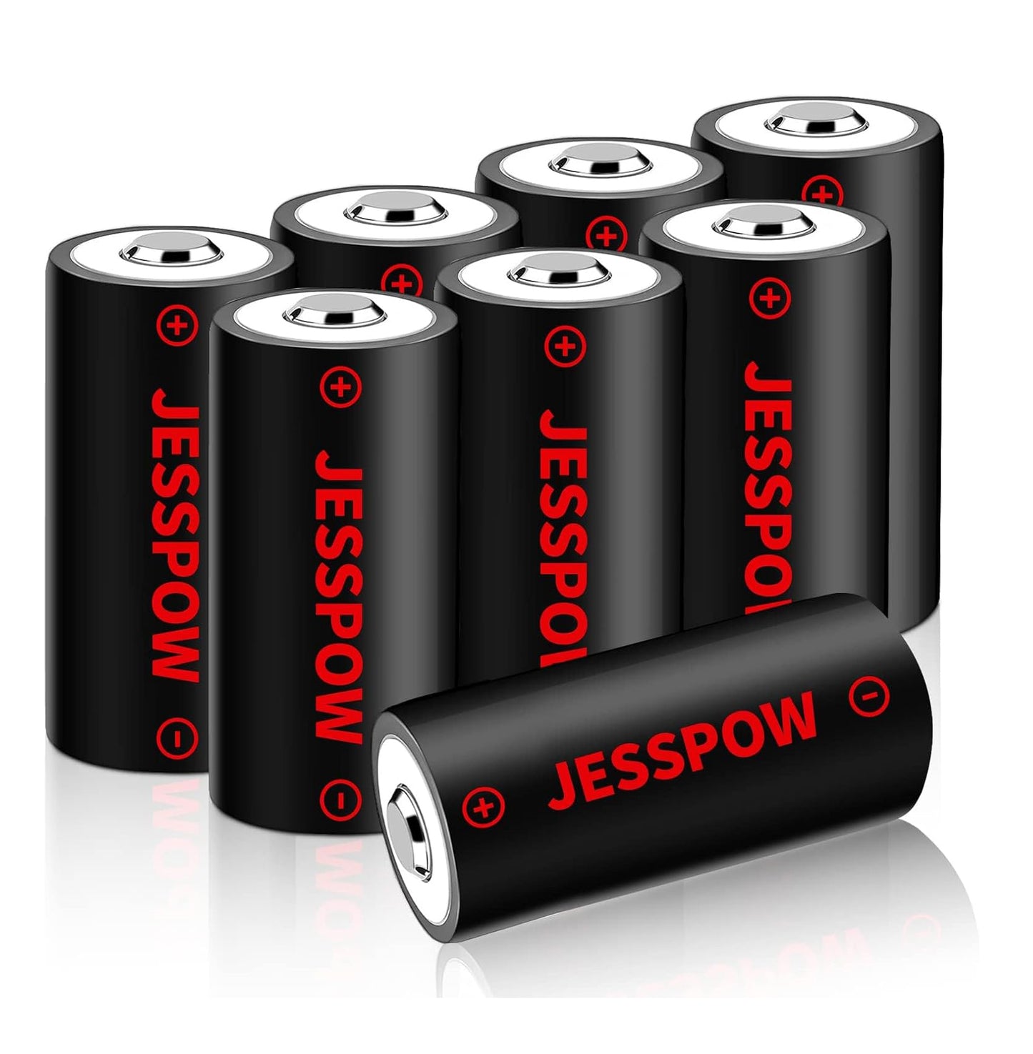 CR123A Rechargeable Battery 3.7V - 8 Pack