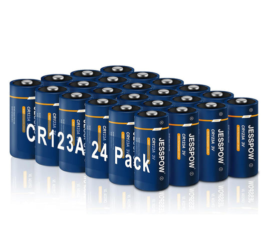 CR123A Lithium Battery 3V - 24 Pack