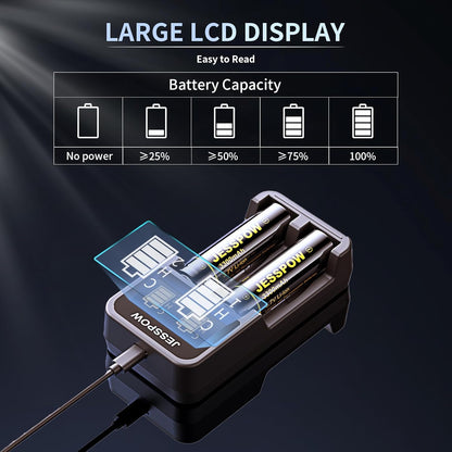 JESSPOW Battery Charger